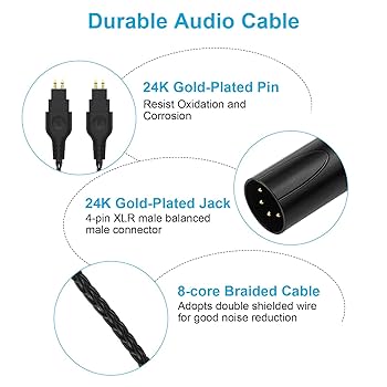 ゼンハイザー HD650用バランスケーブル CH650S Sennheiser CH650S Balanced Headphone Cable | HeadAmp